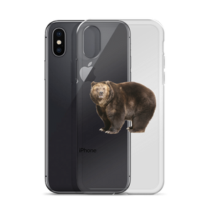 Brown-Bear Print iPhone Case