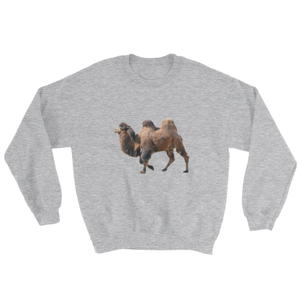 Bactrian-Camel Print Sweatshirt
