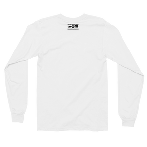 White-Tiger Print Long sleeve t-shirt (unisex)