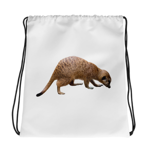 Mongoose- Print Drawstring bag