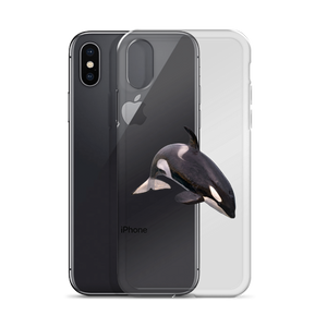 Killer-Whale Print iPhone Case