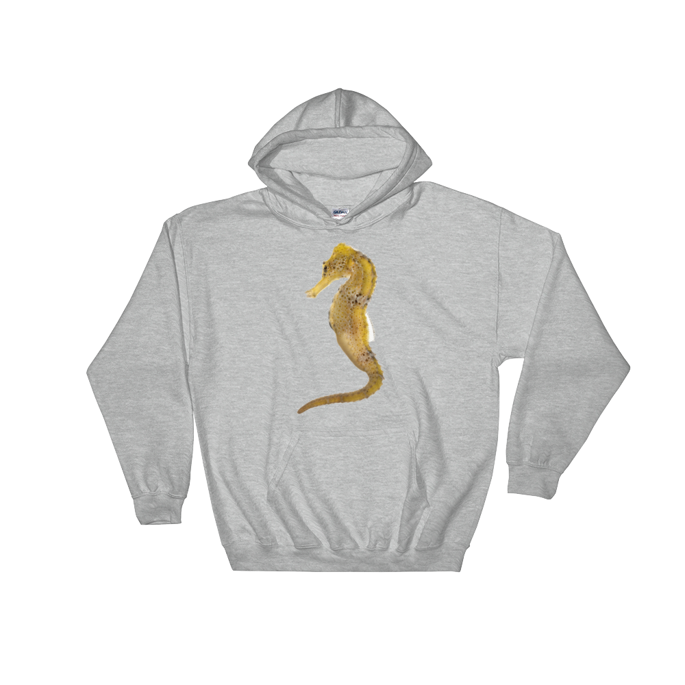 Seahorse print Hooded Sweatshirt
