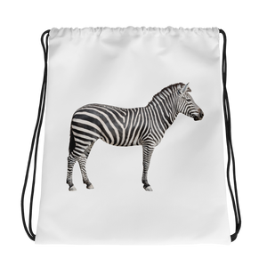 Zebra Print Drawstring bag