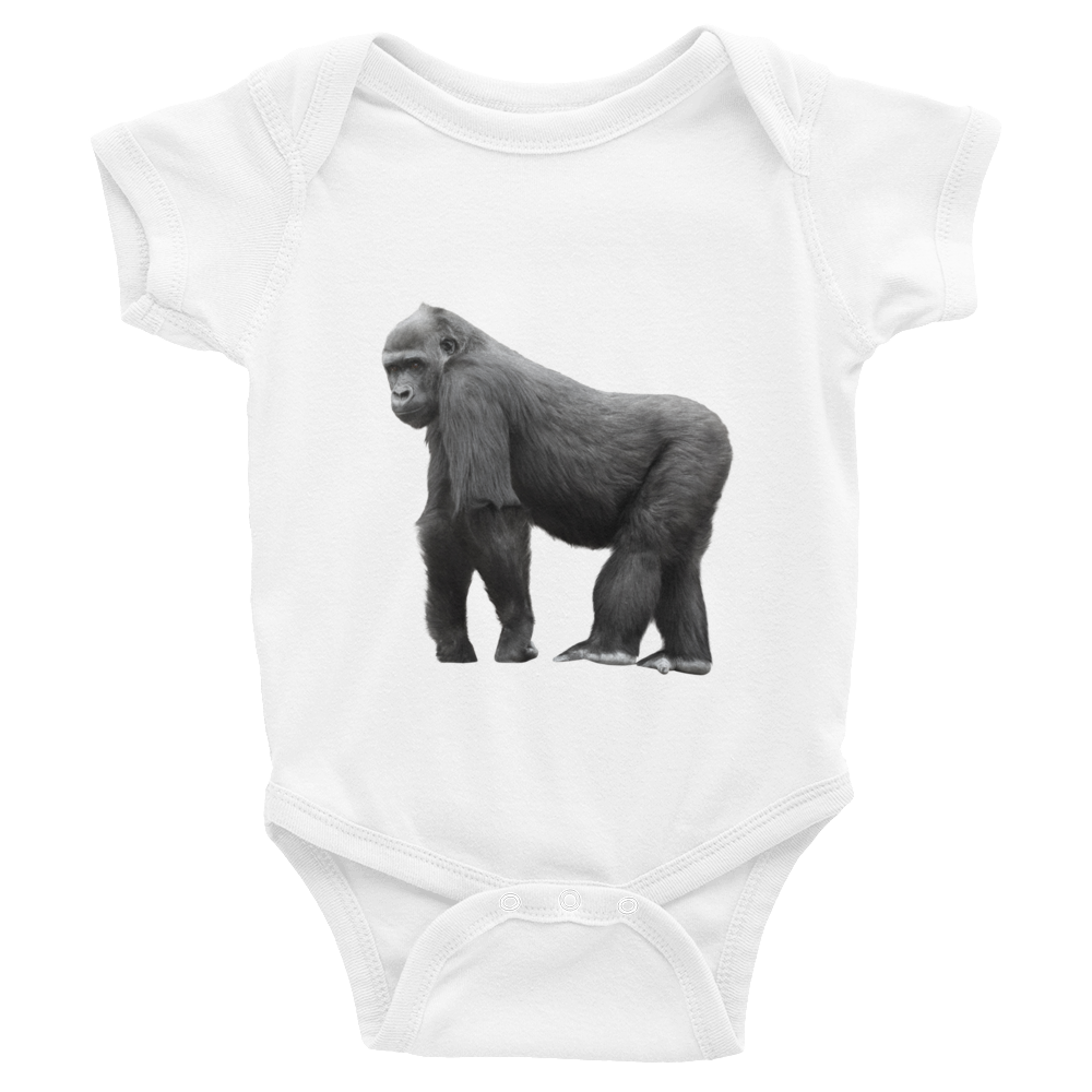 Gorilla Print Infant Bodysuit