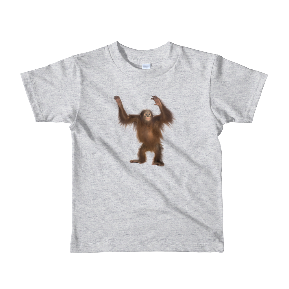 Orang-utan Print Short sleeve kids t-shirt