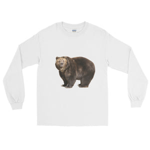 Brown-Bear Print Long Sleeve T-Shirt
