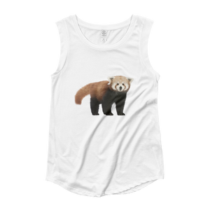Red-Panda Ladies‰۪ Cap Sleeve T-Shirt