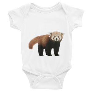 Red-Panda Print Infant Bodysuit