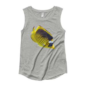Butterfly-Fish Ladies‰۪ Cap Sleeve T-Shirt