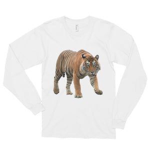 Bengal-Tiger Print Long sleeve t-shirt (unisex)