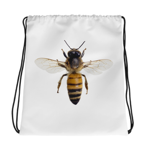 Honey-Bee Print Drawstring bag