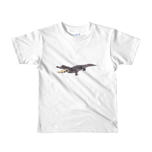 Dwarf-Crocodile Print Short sleeve kids t-shirt
