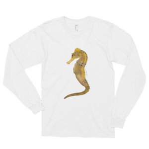 Seahorse Print Long sleeve t-shirt (unisex)