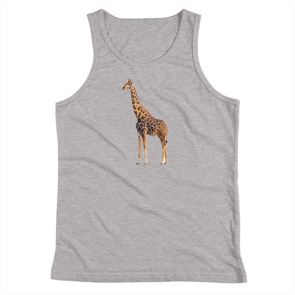 Giraffe Print Youth Tank Top