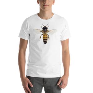 Honey Bee Print Short-Sleeve Unisex T-Shirt