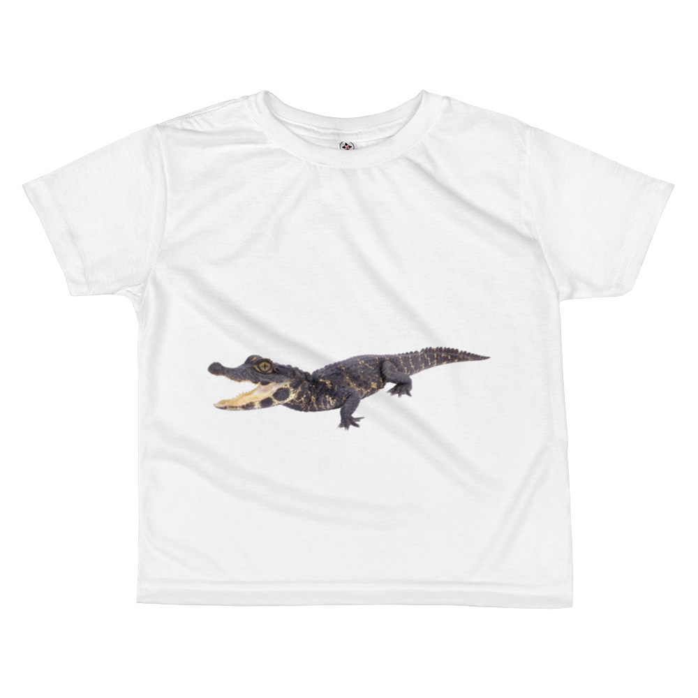 Dwarf-Crocodile Print All-over kids sublimation T-shirt