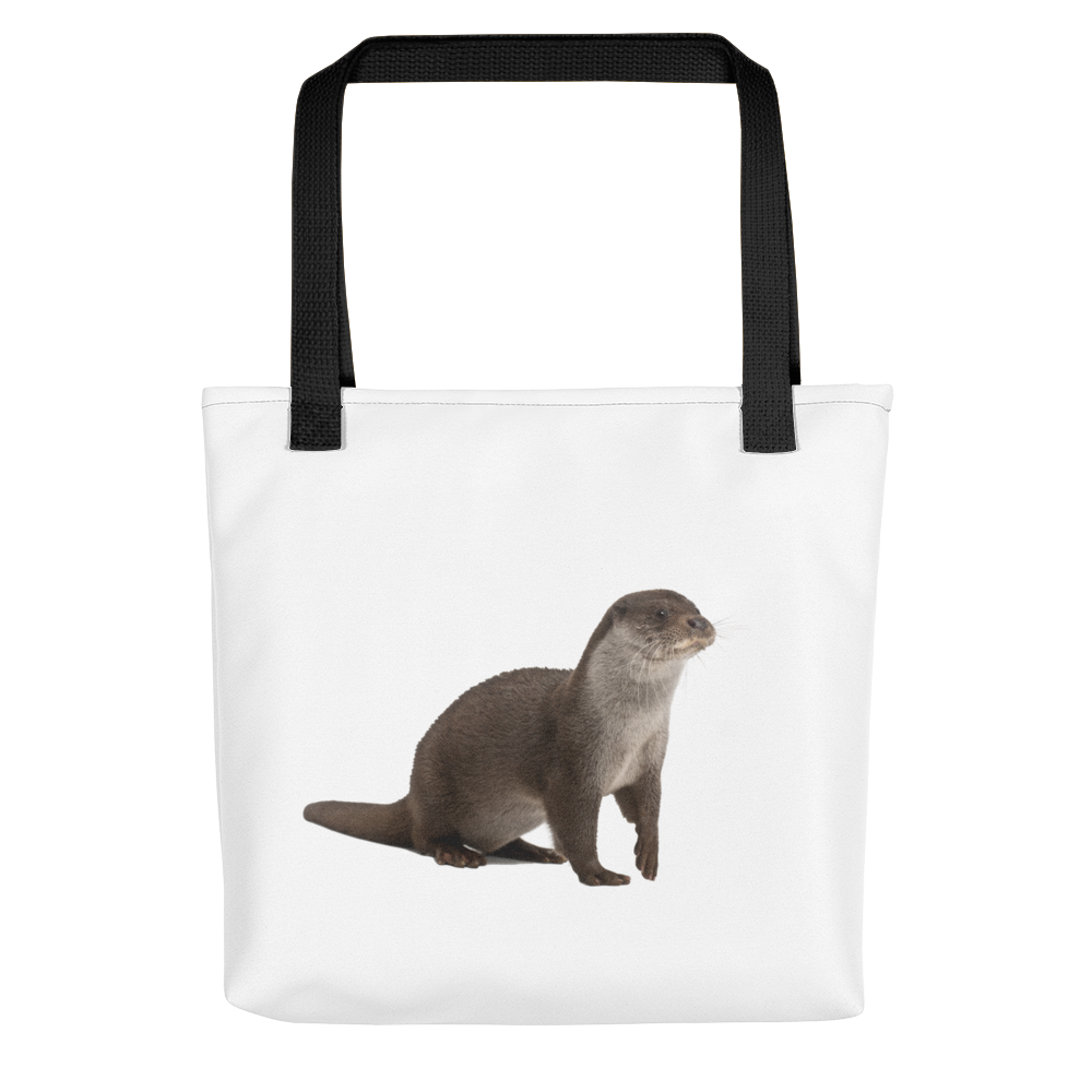 European-Otter Print Tote bag
