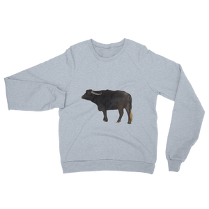 Water-Buffalo Print Unisex California Fleece Raglan Sweatshirt