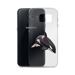Killer-Whale Print Samsung Case