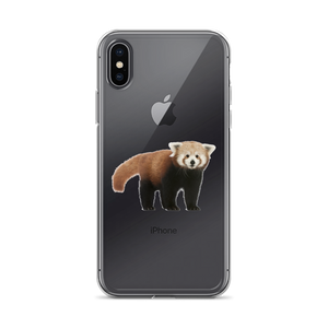 Red-Panda Print iPhone Case