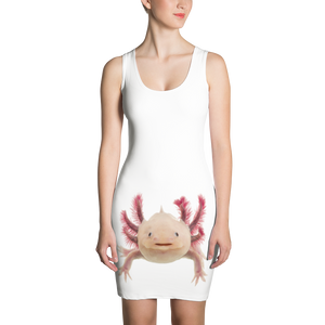 Axolotle Print Sublimation Cut & Sew Dress