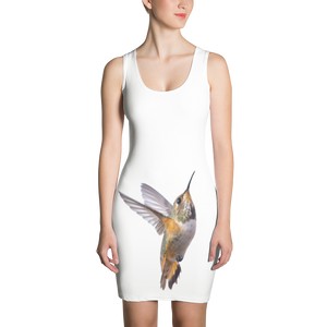 Hummingbird- Print Sublimation Cut & Sew Dress