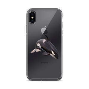 Killer-Whale Print iPhone Case