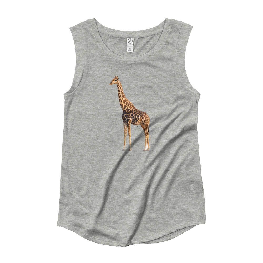 Giraffe Ladies‰۪ Cap Sleeve T-Shirt