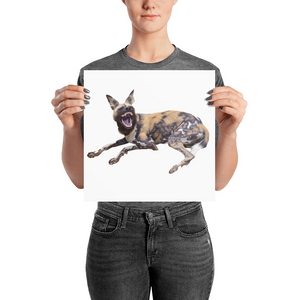 African-Wild-Dog Photo paper poster