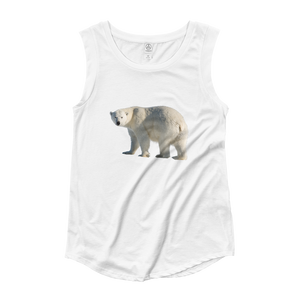 Polar-Bear Ladies‰۪ Cap Sleeve T-Shirt