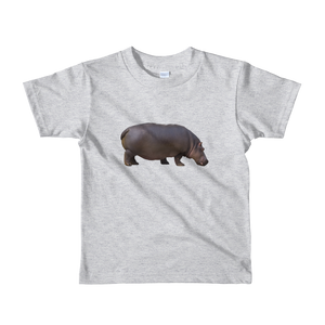 Hippopotamus Print Short sleeve kids t-shirt
