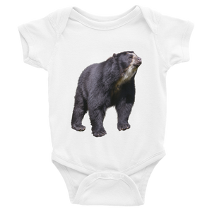 Specticaled-Bear Print Infant Bodysuit