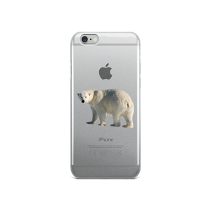 Polar-Bear- Print iPhone Case