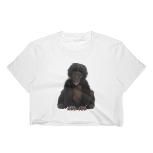 Bonobo Print Women's Crop Top