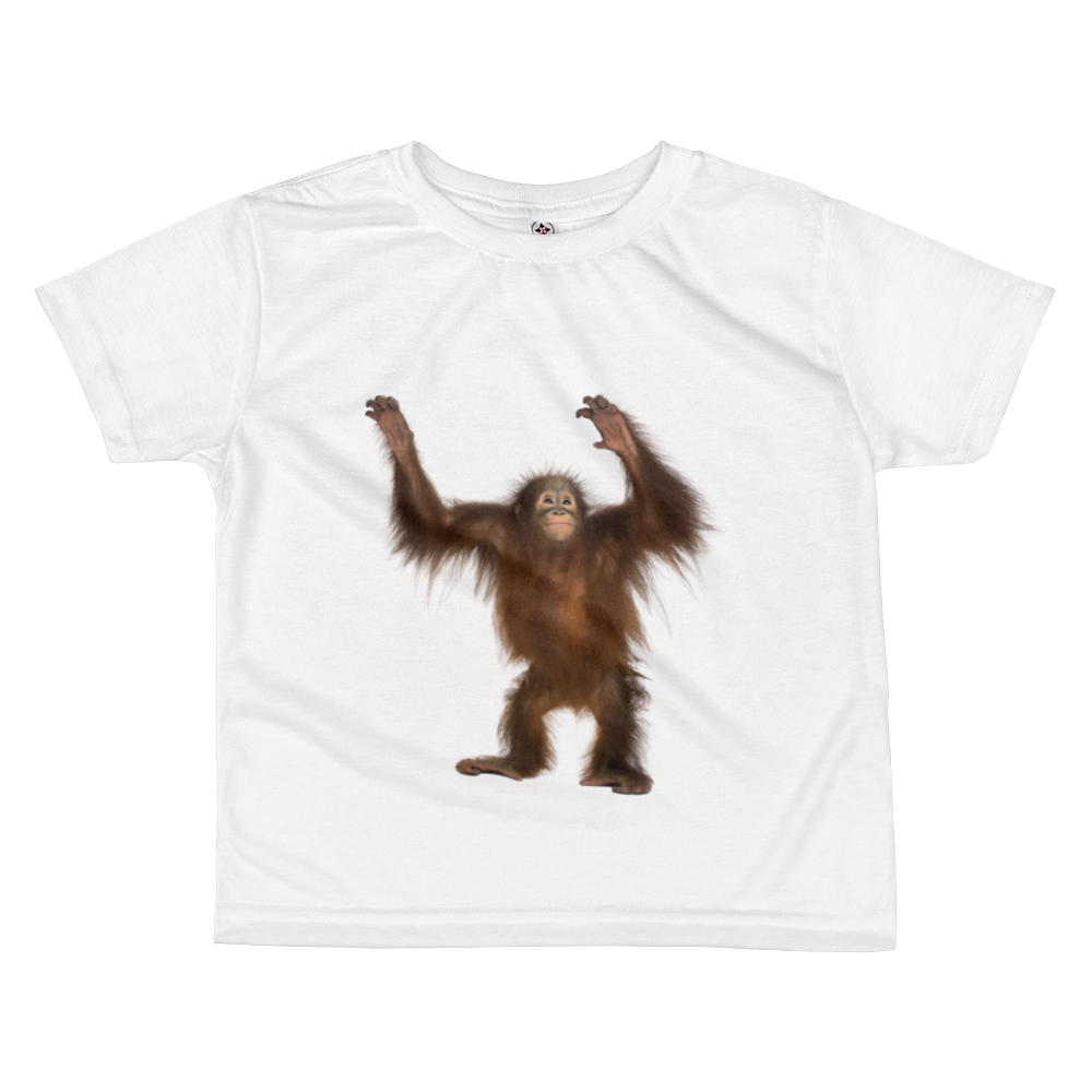 Orang-utan Print All-over kids sublimation T-shirt