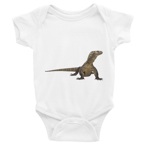 Komodo-Dragon Print Infant Bodysuit