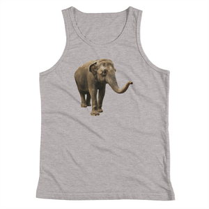 Indian-Elephant Print Youth Tank Top