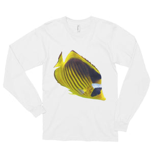 Butterfly-Fish Print Long sleeve t-shirt (unisex)