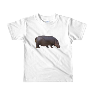 Hippopotamus Print Short sleeve kids t-shirt