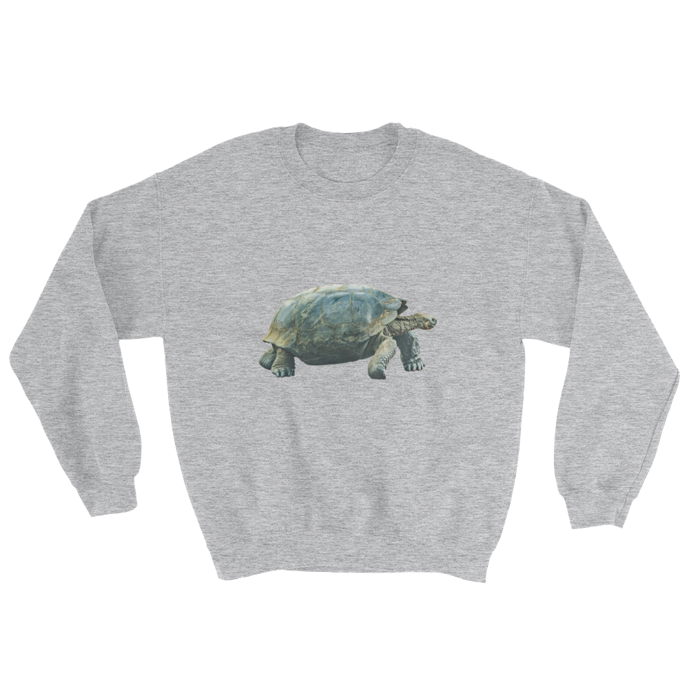Galapagos-Giant-Turtle Print Sweatshirt