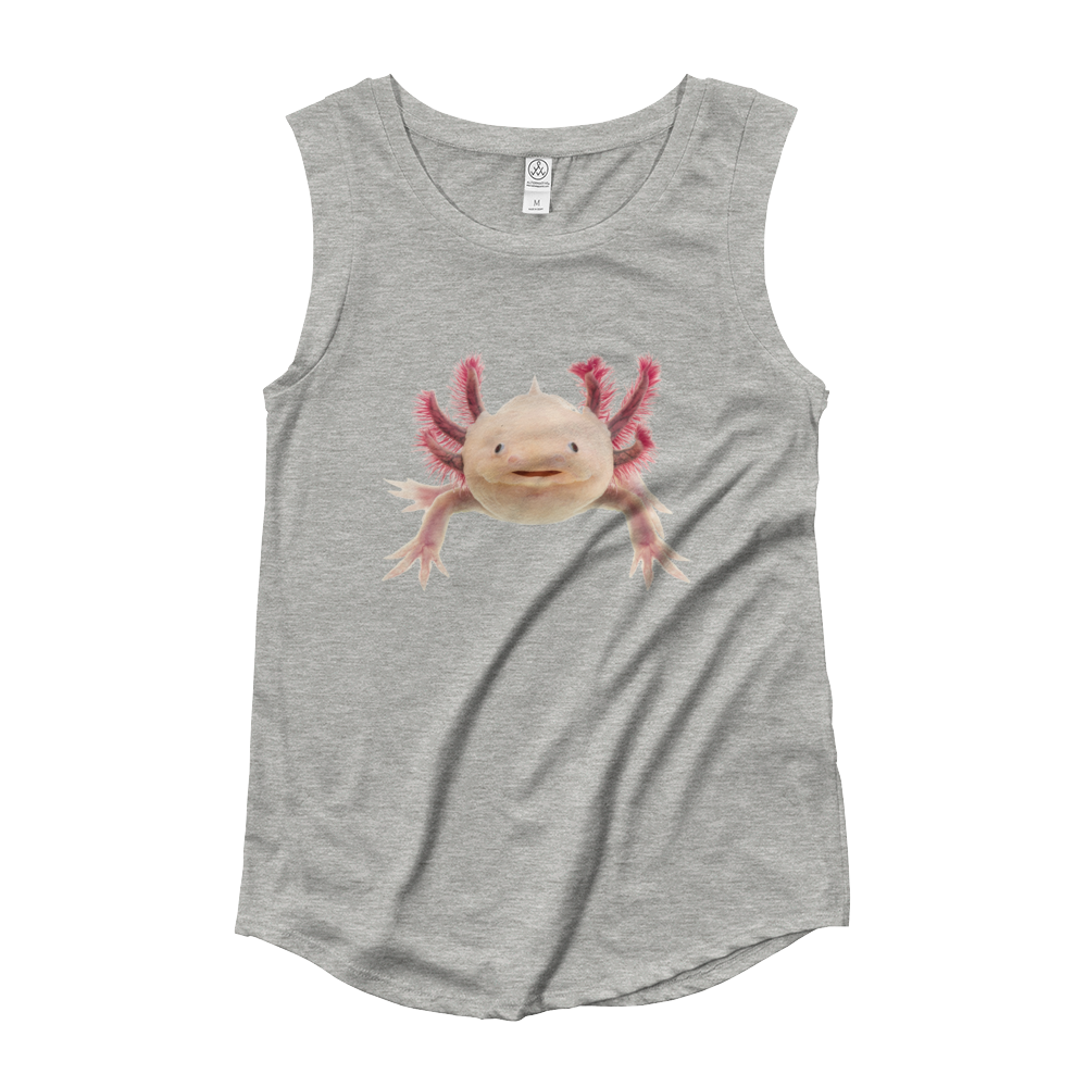 Axolotle Ladies‰۪ Cap Sleeve T-Shirt