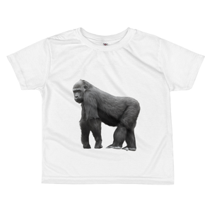 Gorilla print All-over kids sublimation T-shirt