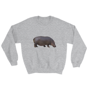 Hippopotamus Print Sweatshirt