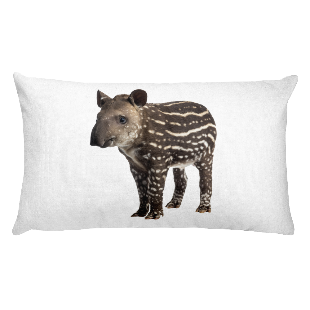 Tapir print Rectangular Pillow