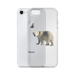 Polar-Bear- Print iPhone Case