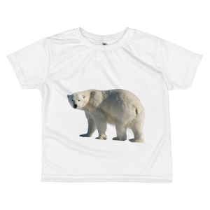 Polar-Bear Print All-over kids sublimation T-shirt