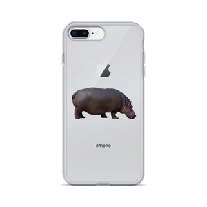 Hippopotamus Print iPhone Case