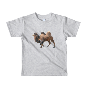 Bactrian-Camel Print Short sleeve kids t-shirt