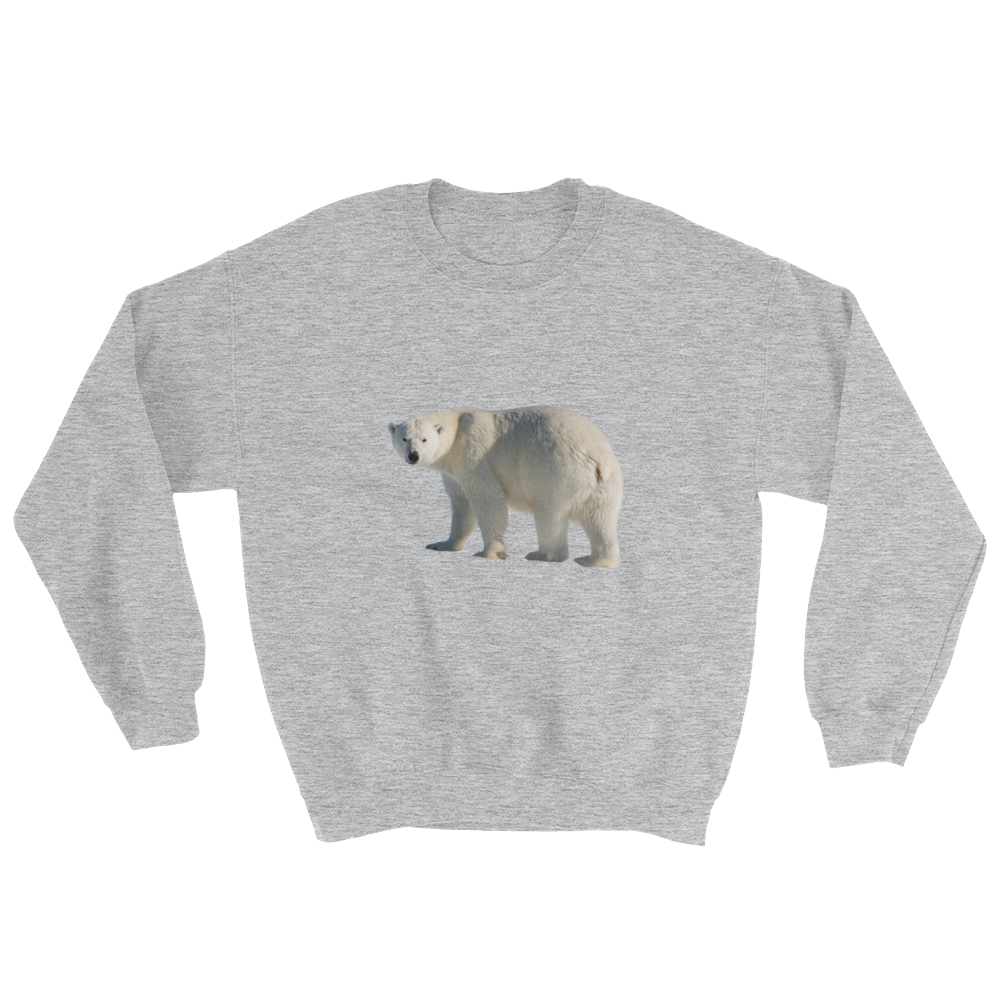 Polar-Bear Print Sweatshirt