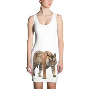 Bengal-Tiger Print Sublimation Cut & Sew Dress
